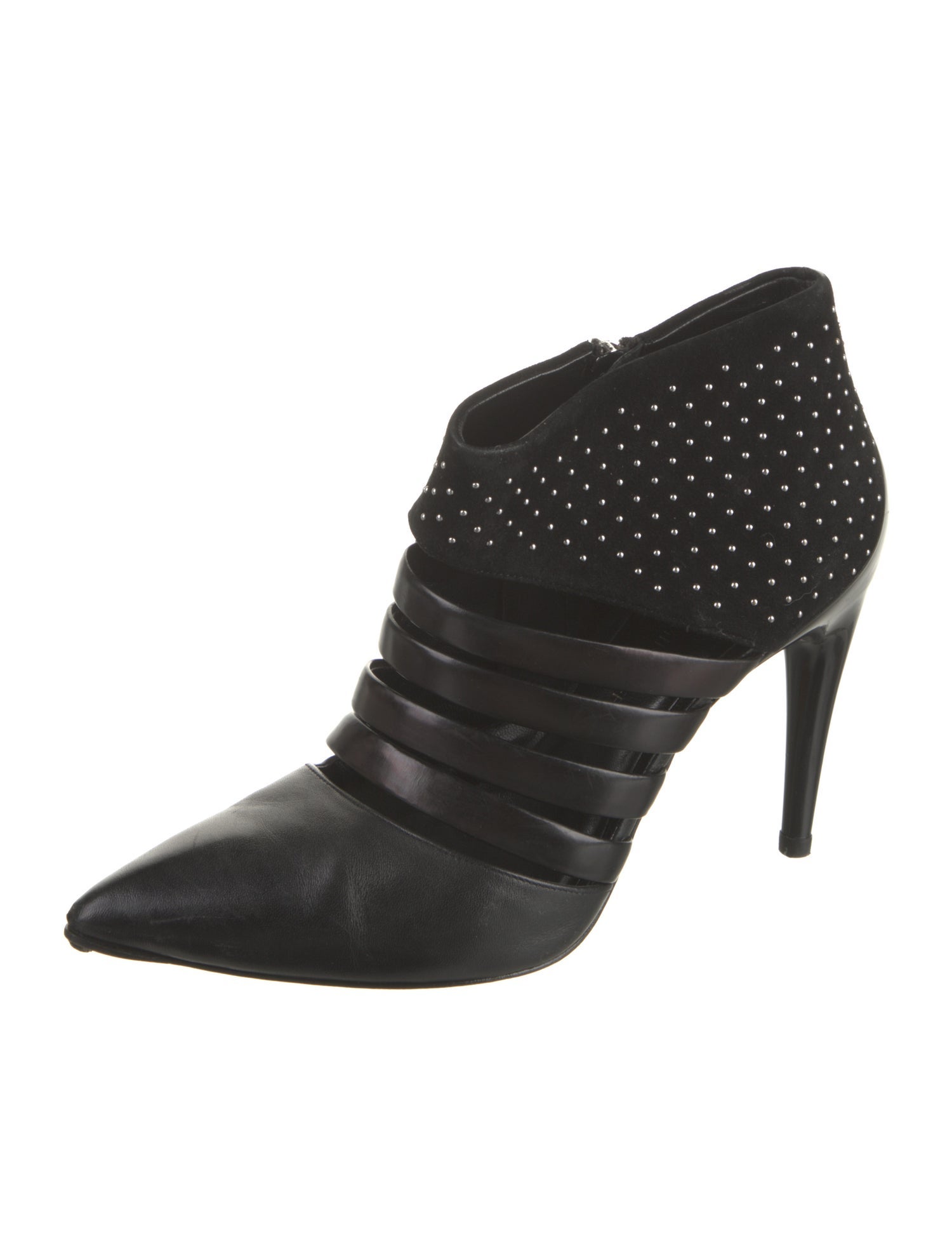 Rebecca Minkoff Leather Studded Accents Boots