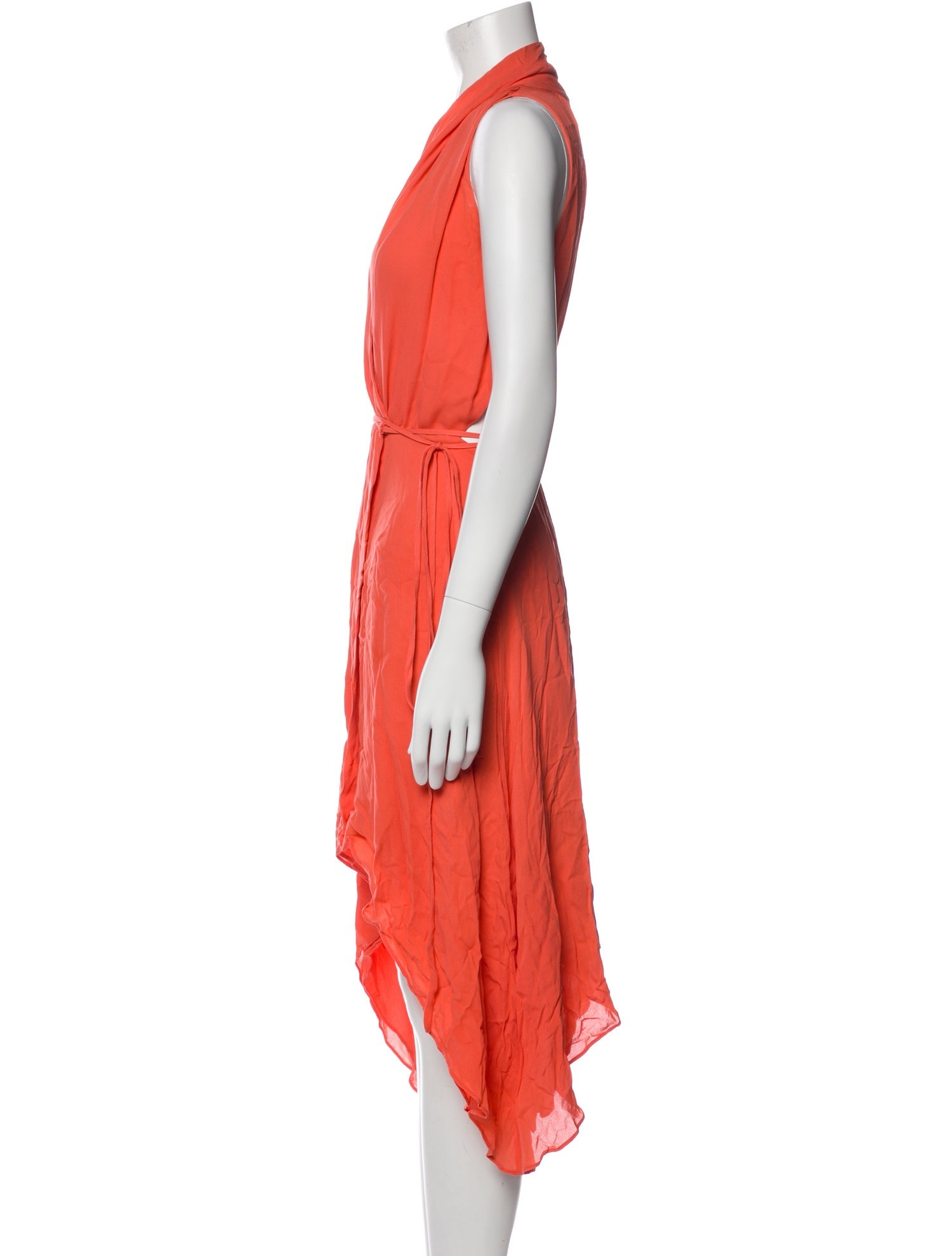 Rebecca Minkoff Silk Midi Length Dress