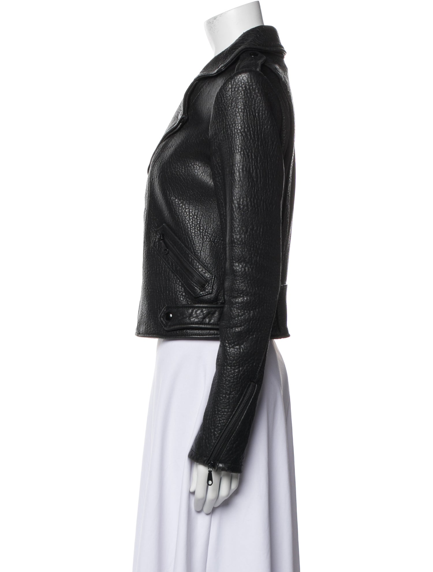Rebecca Minkoff Lambskin Biker Jacket