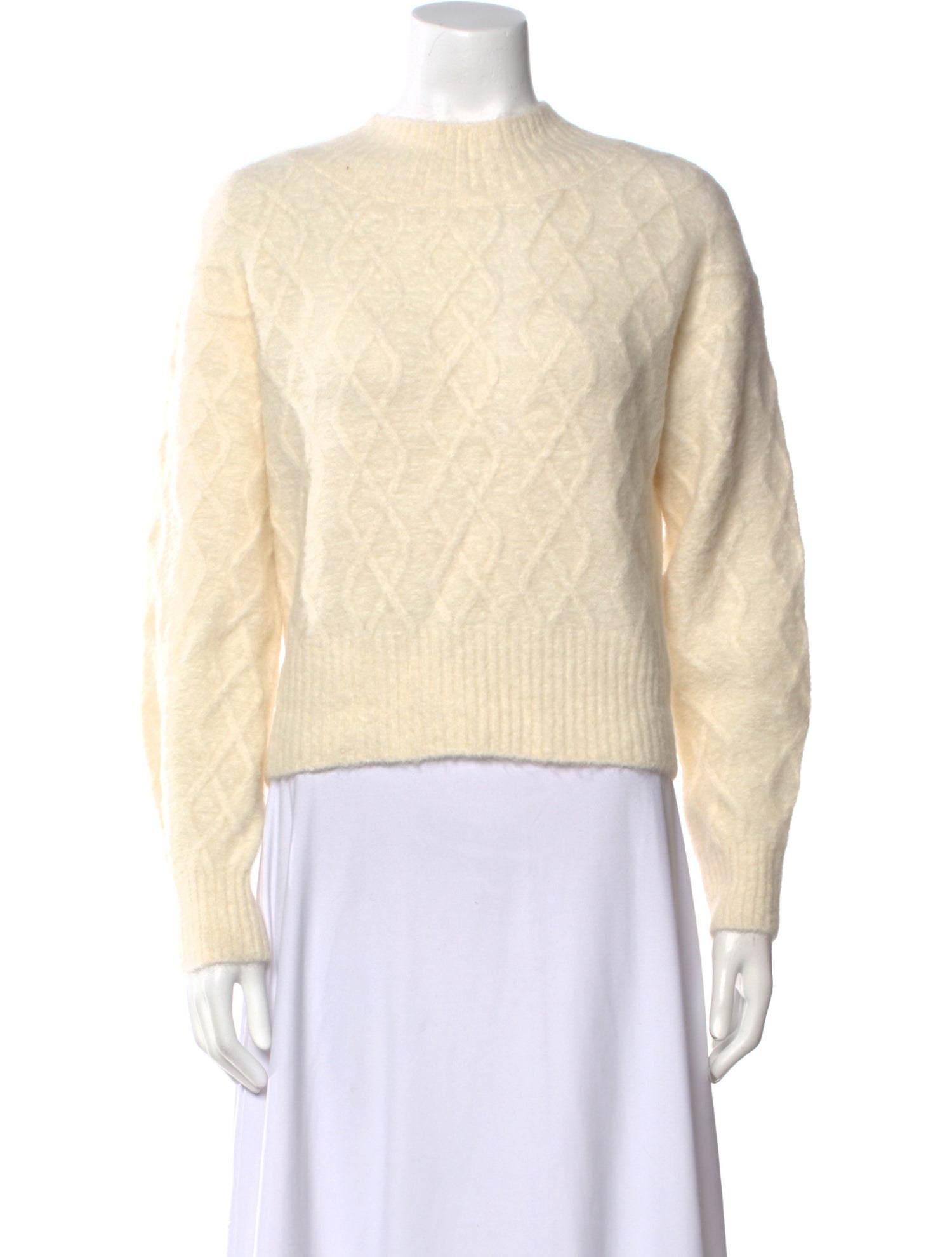 Rebecca Minkoff Alpaca Crew Neck Sweater