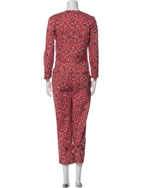 Rebecca Minkoff Printed Crew Neck Jumpsuit