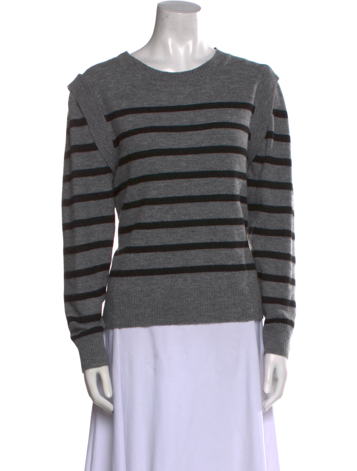 Rebecca Minkoff Striped Scoop Neck Sweater