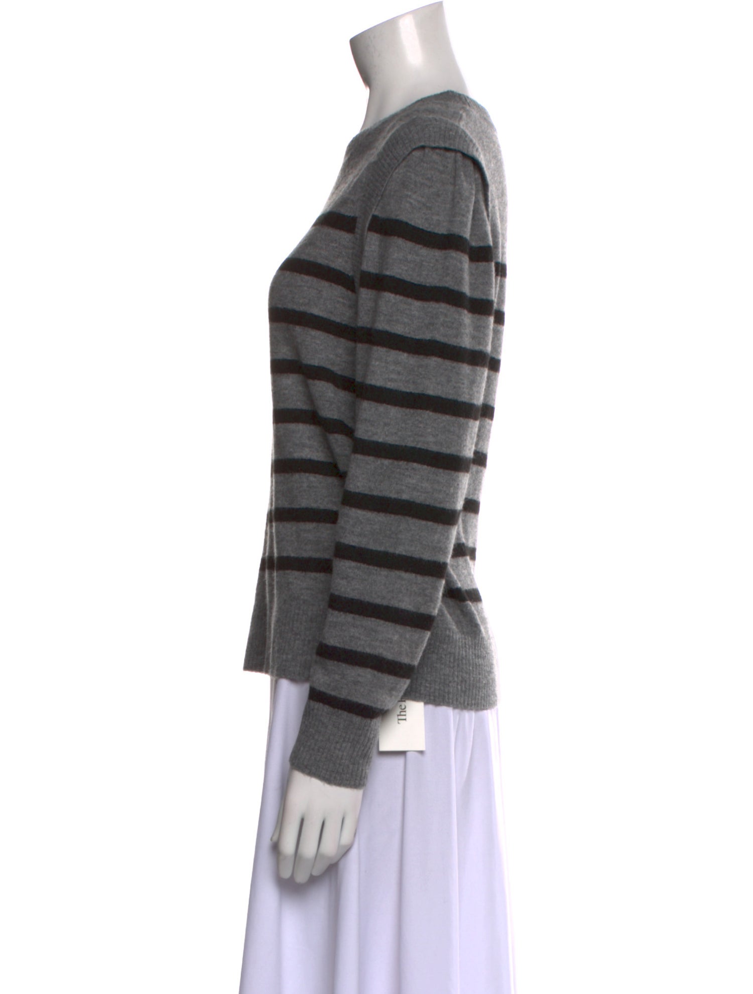 Rebecca Minkoff Striped Scoop Neck Sweater