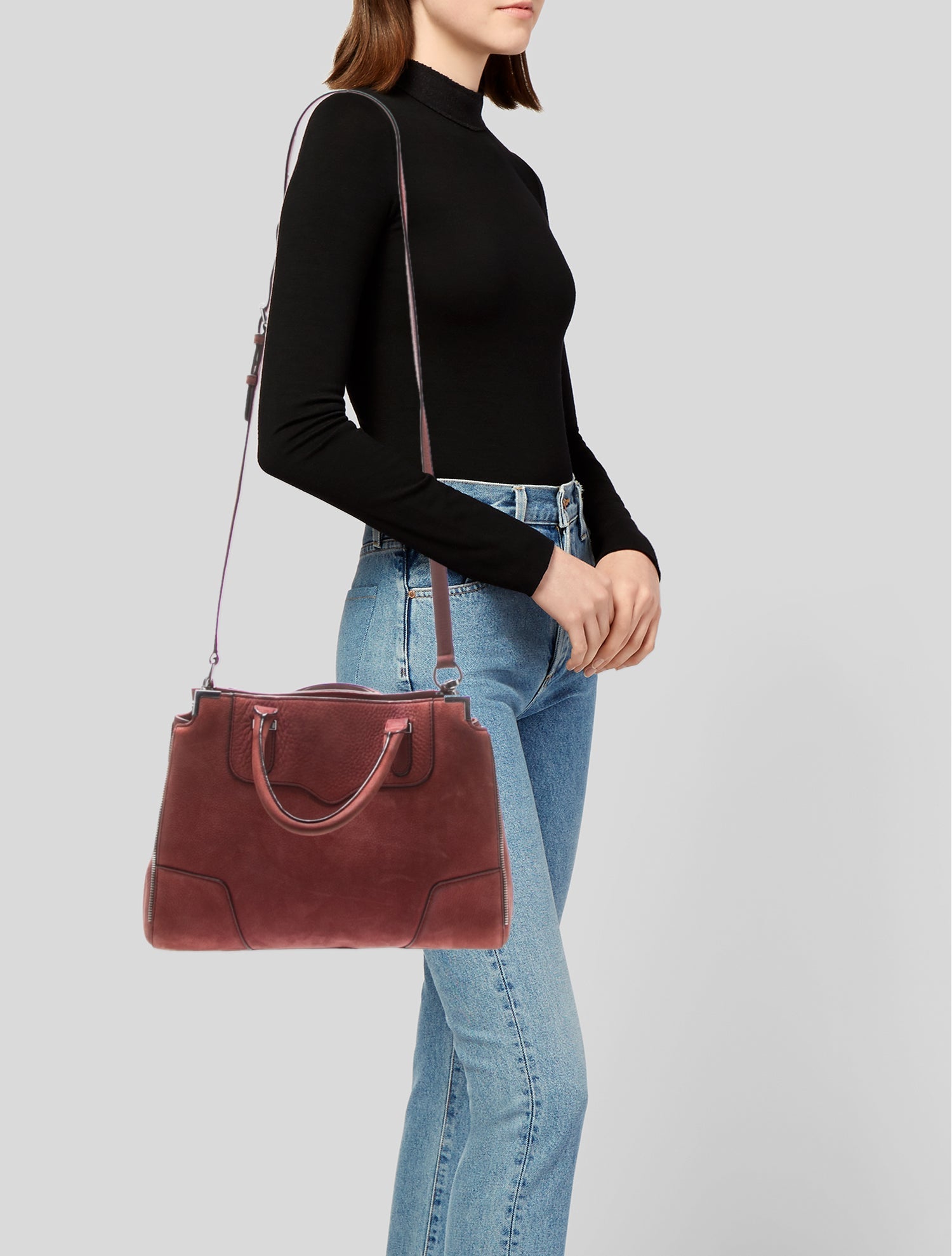 Rebecca Minkoff Suede Top Handle Bag