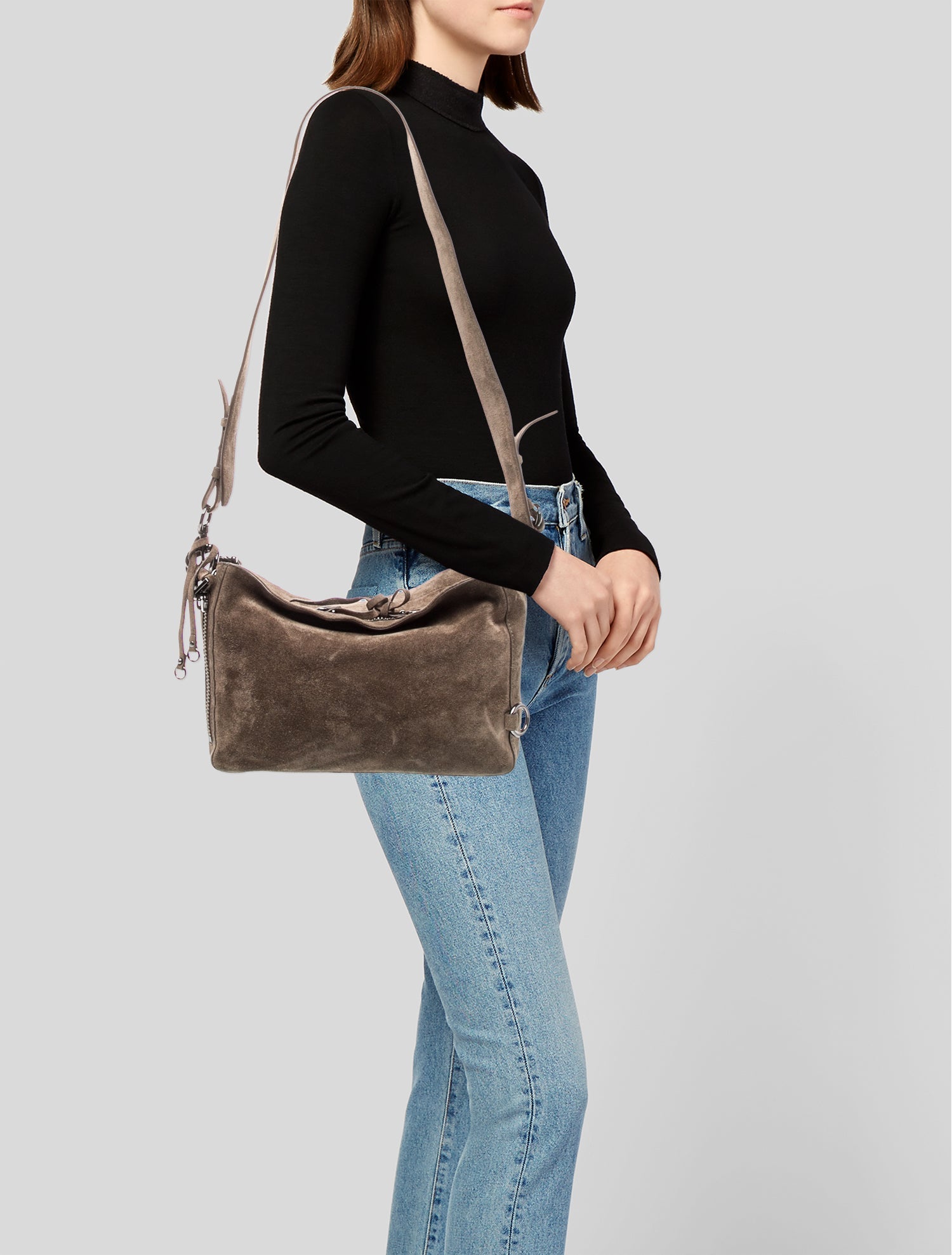 Rebecca Minkoff Suede Top Handle Bag
