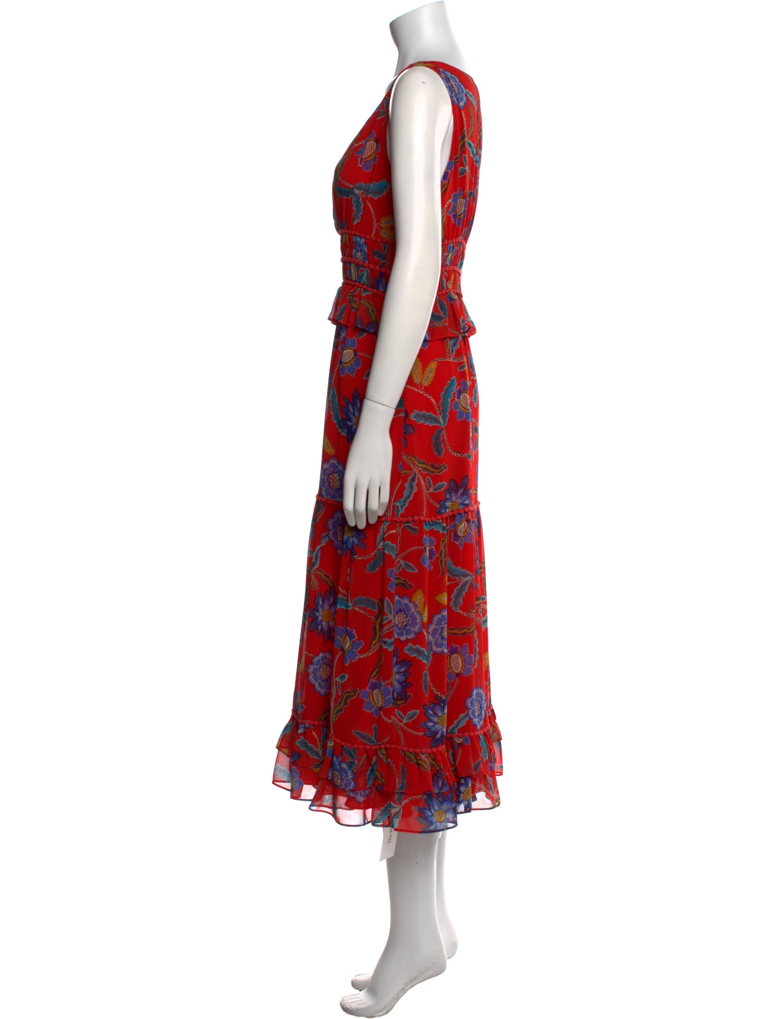 Rebecca Minkoff Floral Print Midi Length Dress