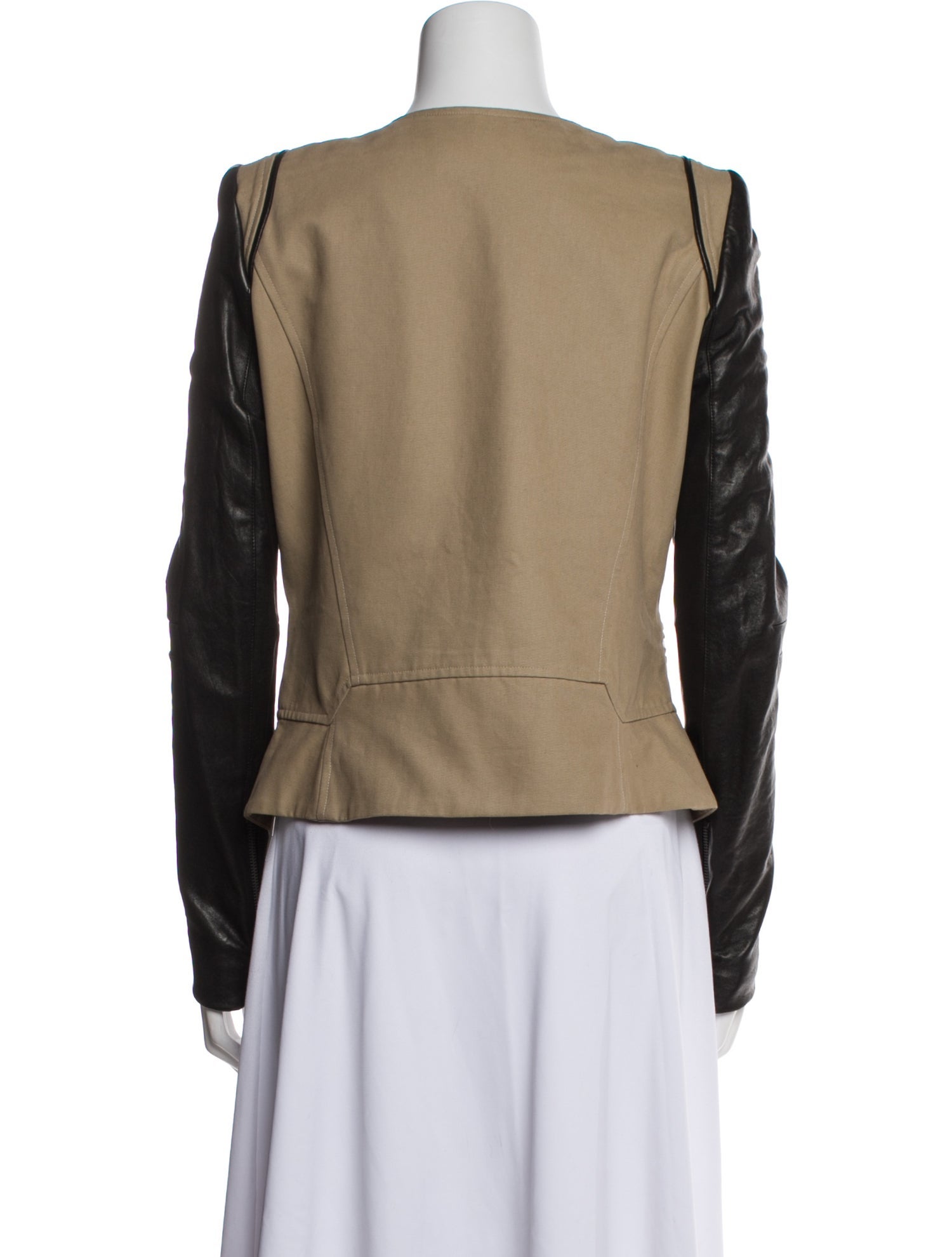 Rebecca Minkoff Colorblock Pattern Biker Jacket