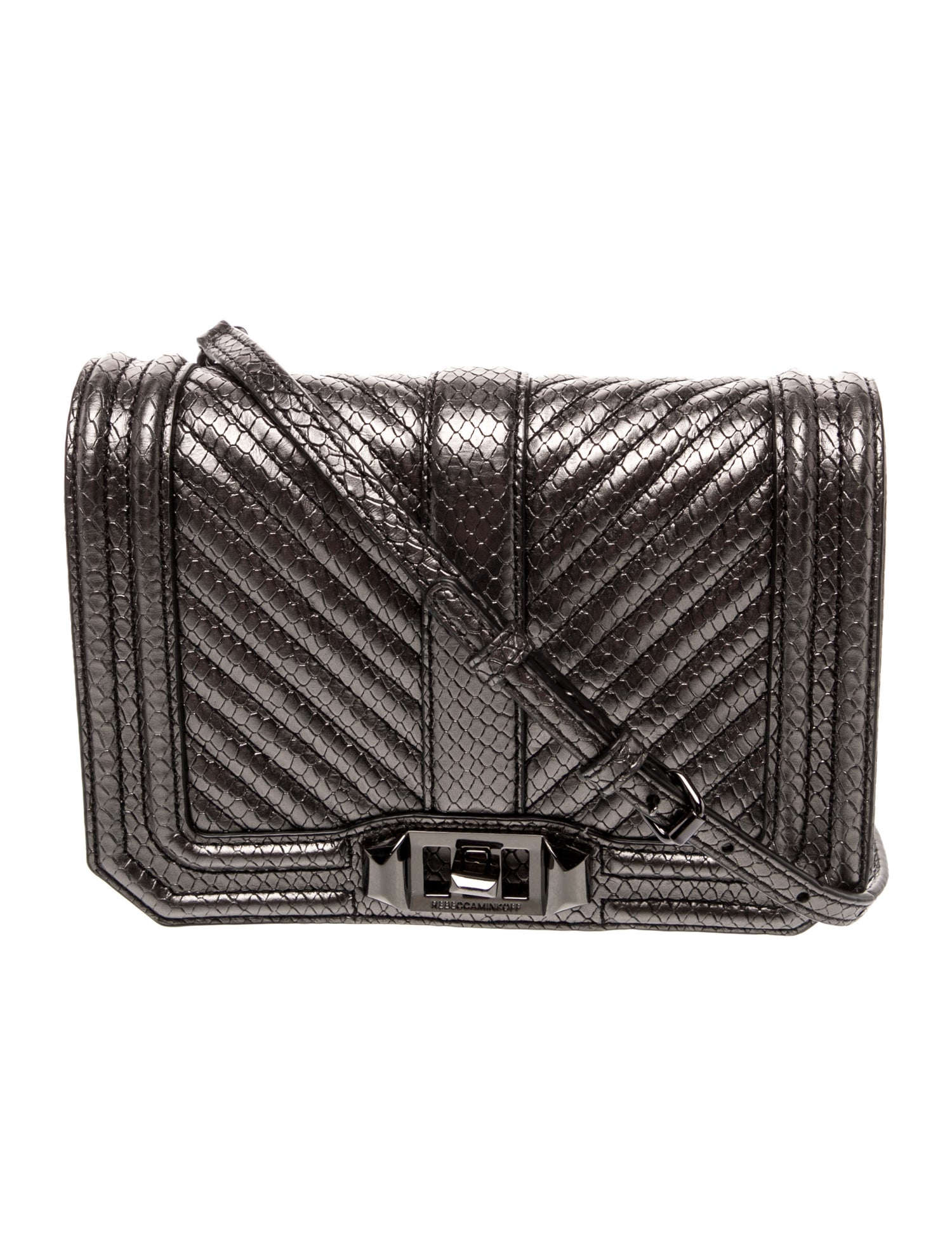 Rebecca Minkoff Embossed Leather Crossbody Bag