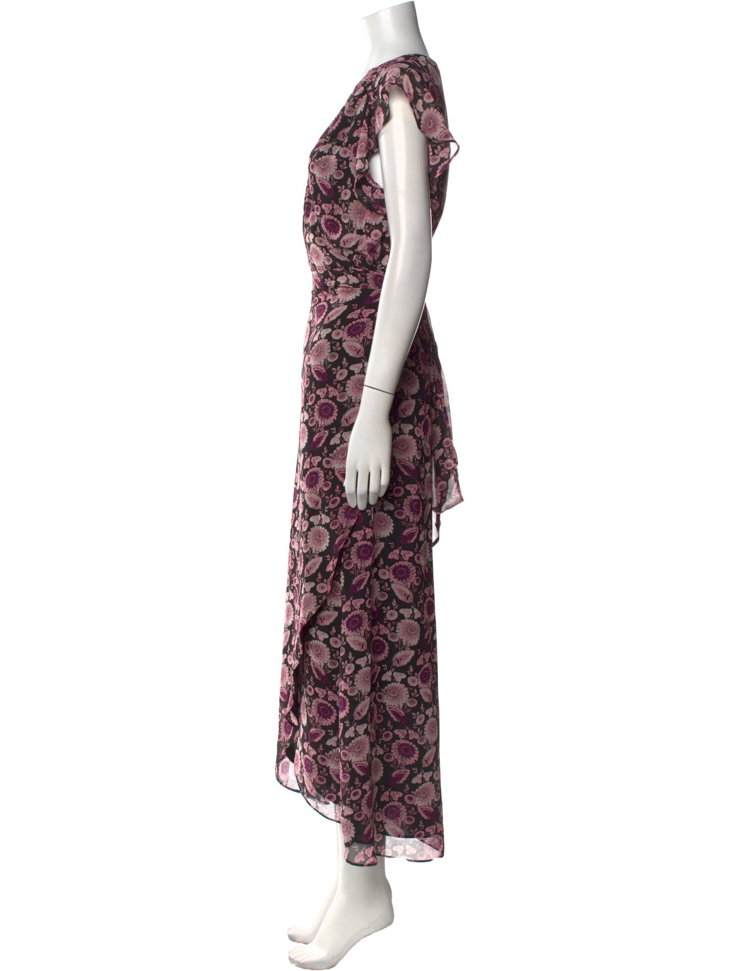 Rebecca Minkoff Floral Print Long Dress w/ Tags