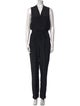 Rebecca Minkoff Silk V-Neck Jumpsuit