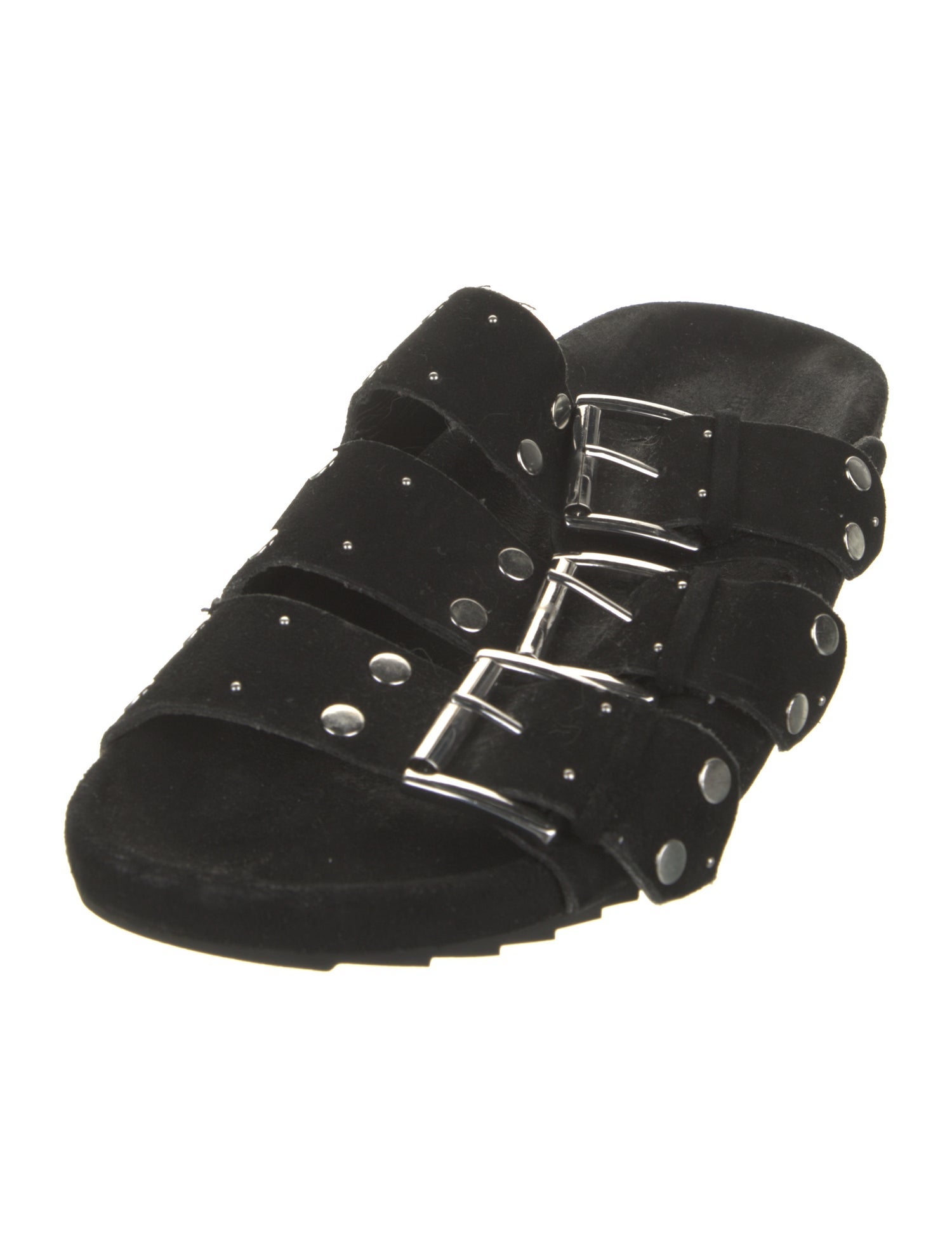 Rebecca Minkoff Suede Studded Accents Gladiator Sandals