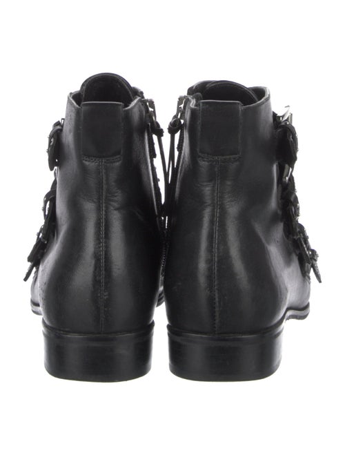 Rebecca Minkoff Leather Studded Accents Combat Boots