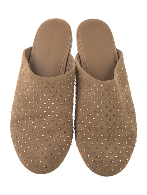 Rebecca Minkoff Suede Studded Accents Mules
