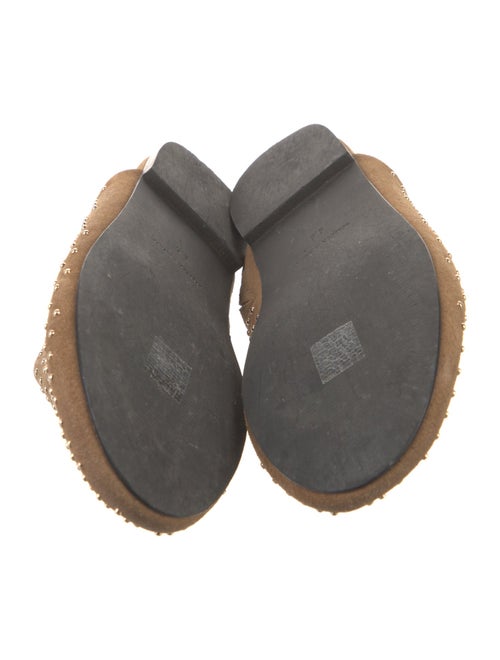 Rebecca Minkoff Suede Studded Accents Mules