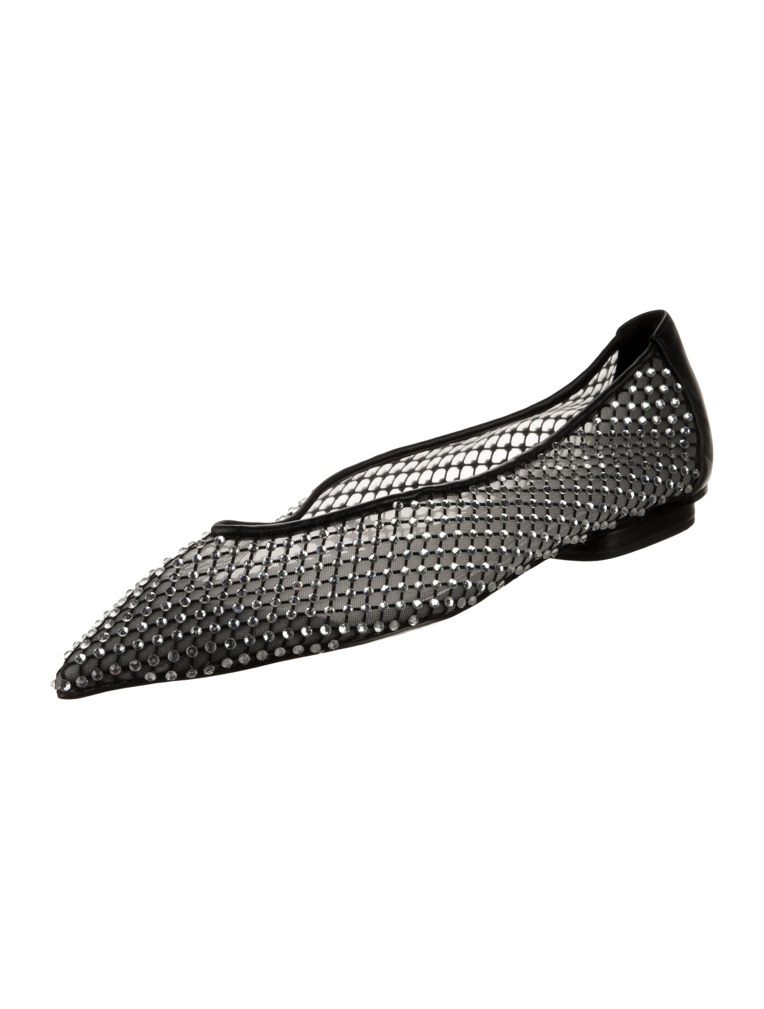 Rebecca Minkoff Mesh Crystal Embellishments Flats