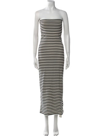 Rebecca Minkoff Striped Midi Length Dress