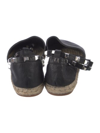 Rebecca Minkoff Leather Studded Accents Espadrilles