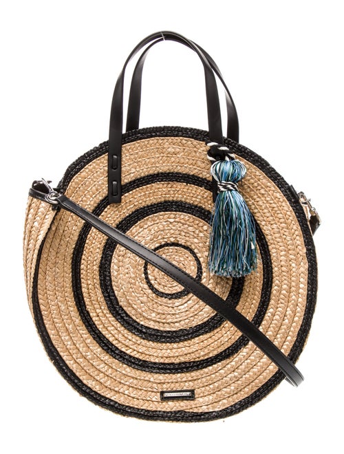 Rebecca Minkoff Straw Top Handle Bag