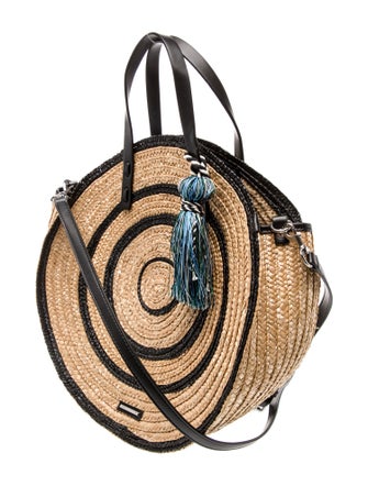 Rebecca Minkoff Straw Top Handle Bag