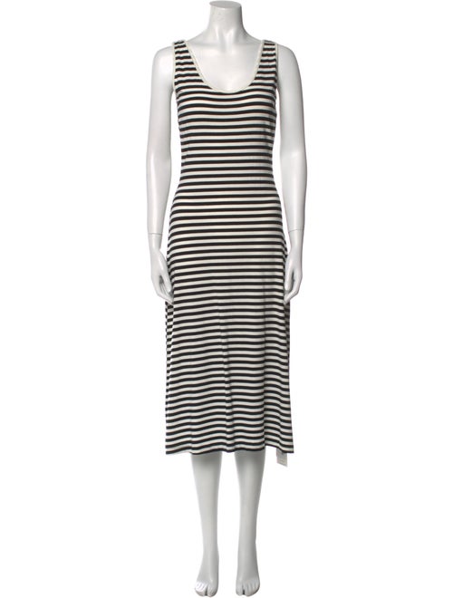 Rebecca Minkoff Striped Midi Length Dress