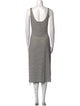 Rebecca Minkoff Striped Midi Length Dress