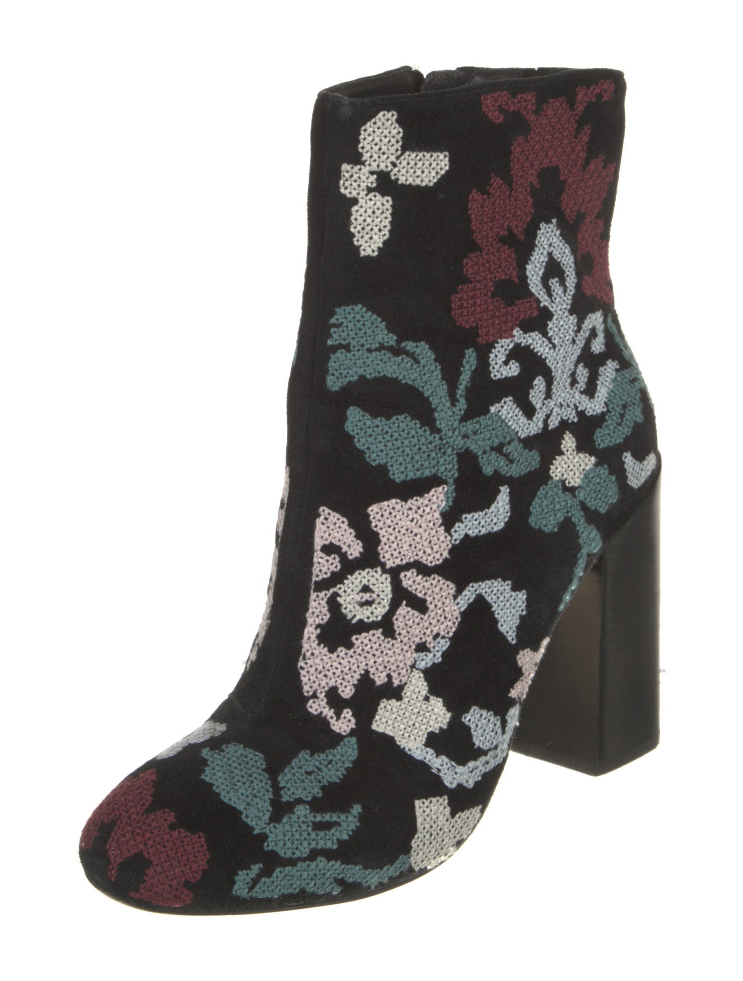 Rebecca Minkoff Suede Floral Print Boots