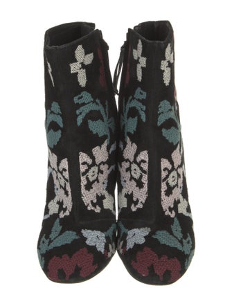 Rebecca Minkoff Suede Floral Print Boots