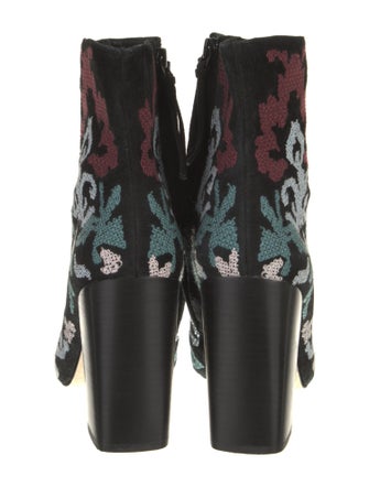 Rebecca Minkoff Suede Floral Print Boots
