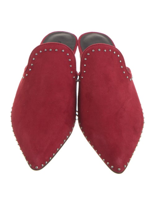 Rebecca Minkoff Suede Studded Accents Mules