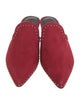 Rebecca Minkoff Suede Studded Accents Mules
