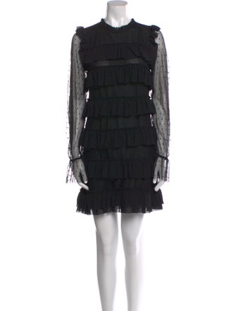 Rebecca Minkoff Mock Neck Mini Dress