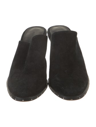Rebecca Minkoff Suede Studded Accents Mules