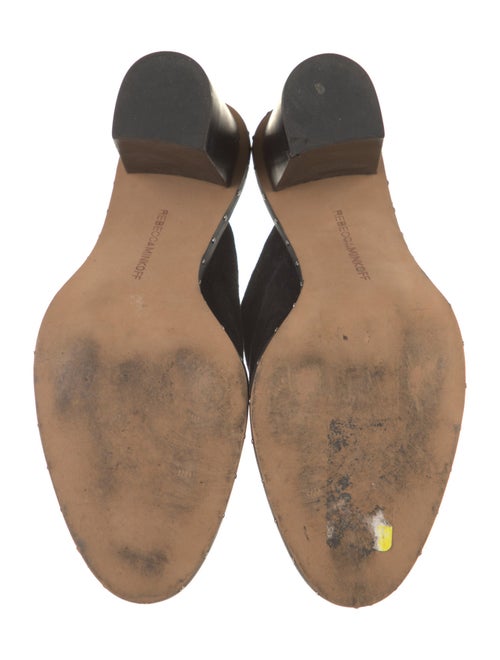 Rebecca Minkoff Suede Studded Accents Mules