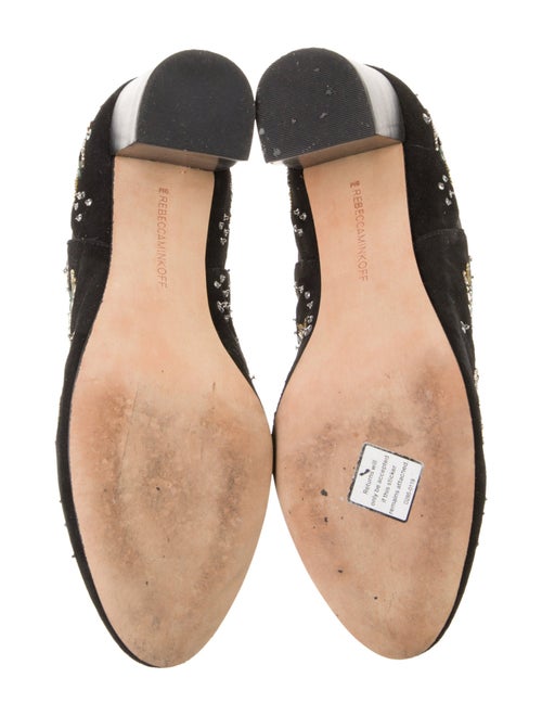 Rebecca Minkoff Suede Animal Print Chelsea Boots