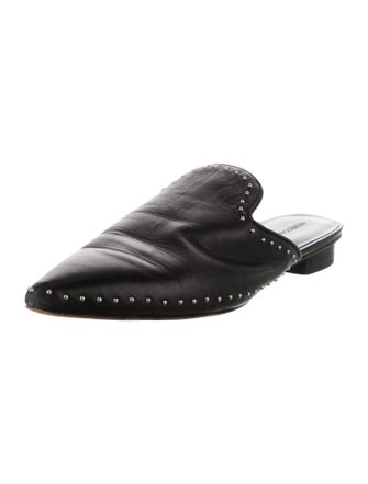 Rebecca Minkoff Leather Studded Accents Mules