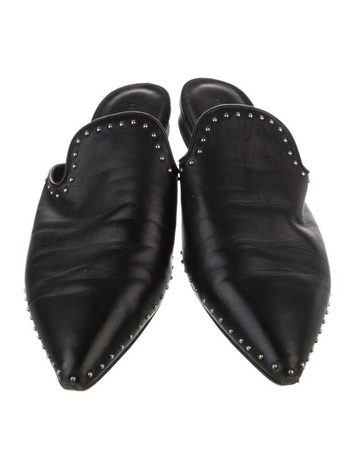 Rebecca Minkoff Leather Studded Accents Mules