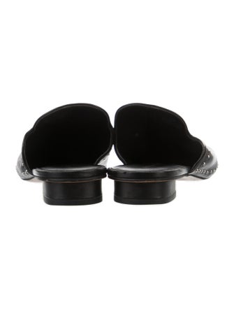 Rebecca Minkoff Leather Studded Accents Mules