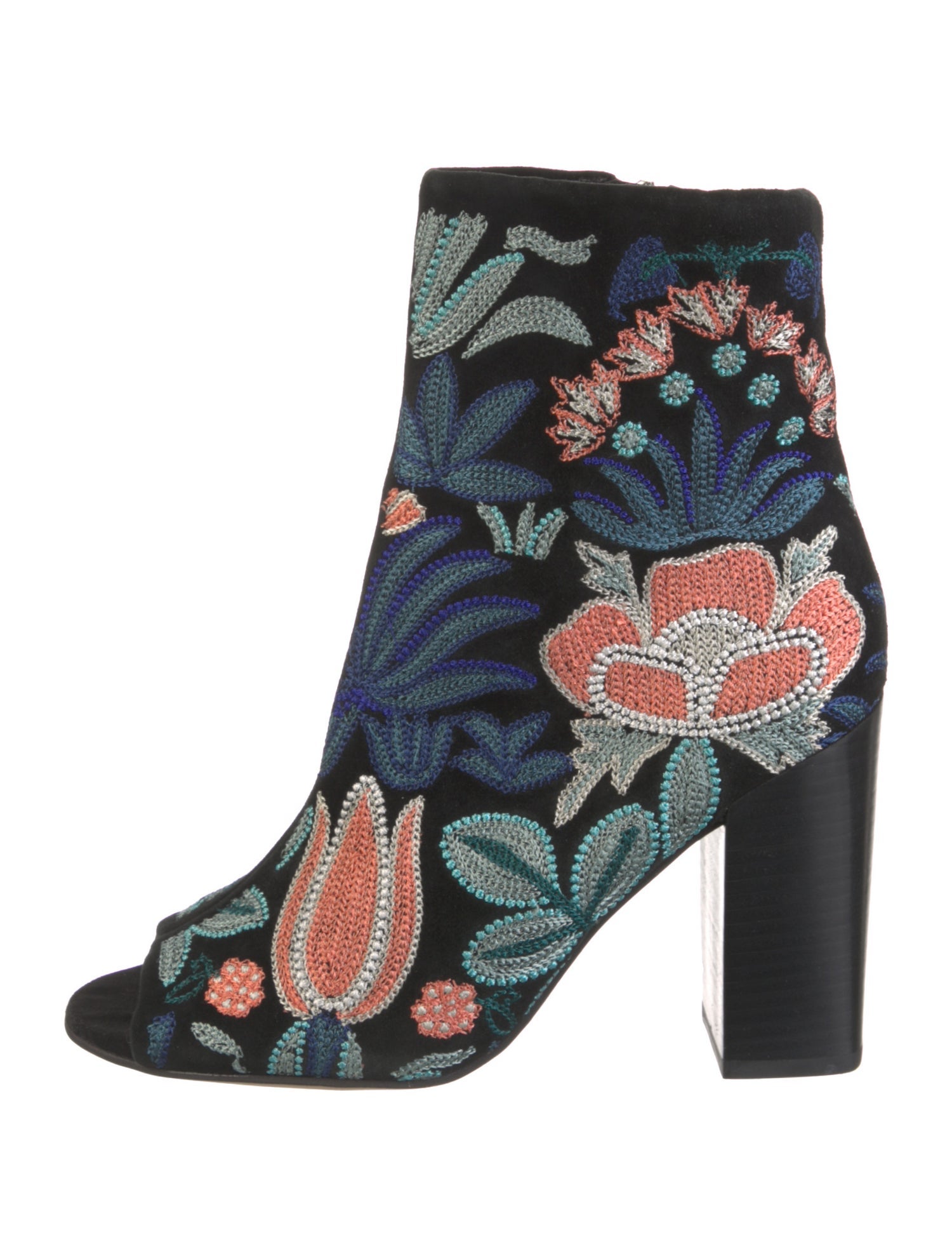 Rebecca Minkoff Suede Floral Print Boots
