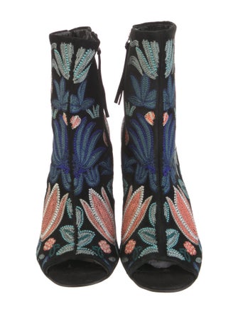 Rebecca Minkoff Suede Floral Print Boots