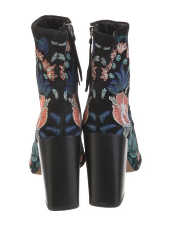 Rebecca Minkoff Suede Floral Print Boots