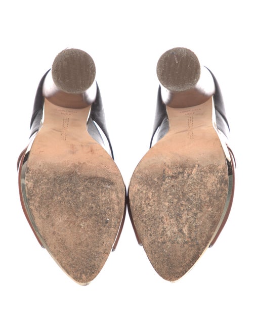 Rebecca Minkoff Leather Colorblock Pattern Slides