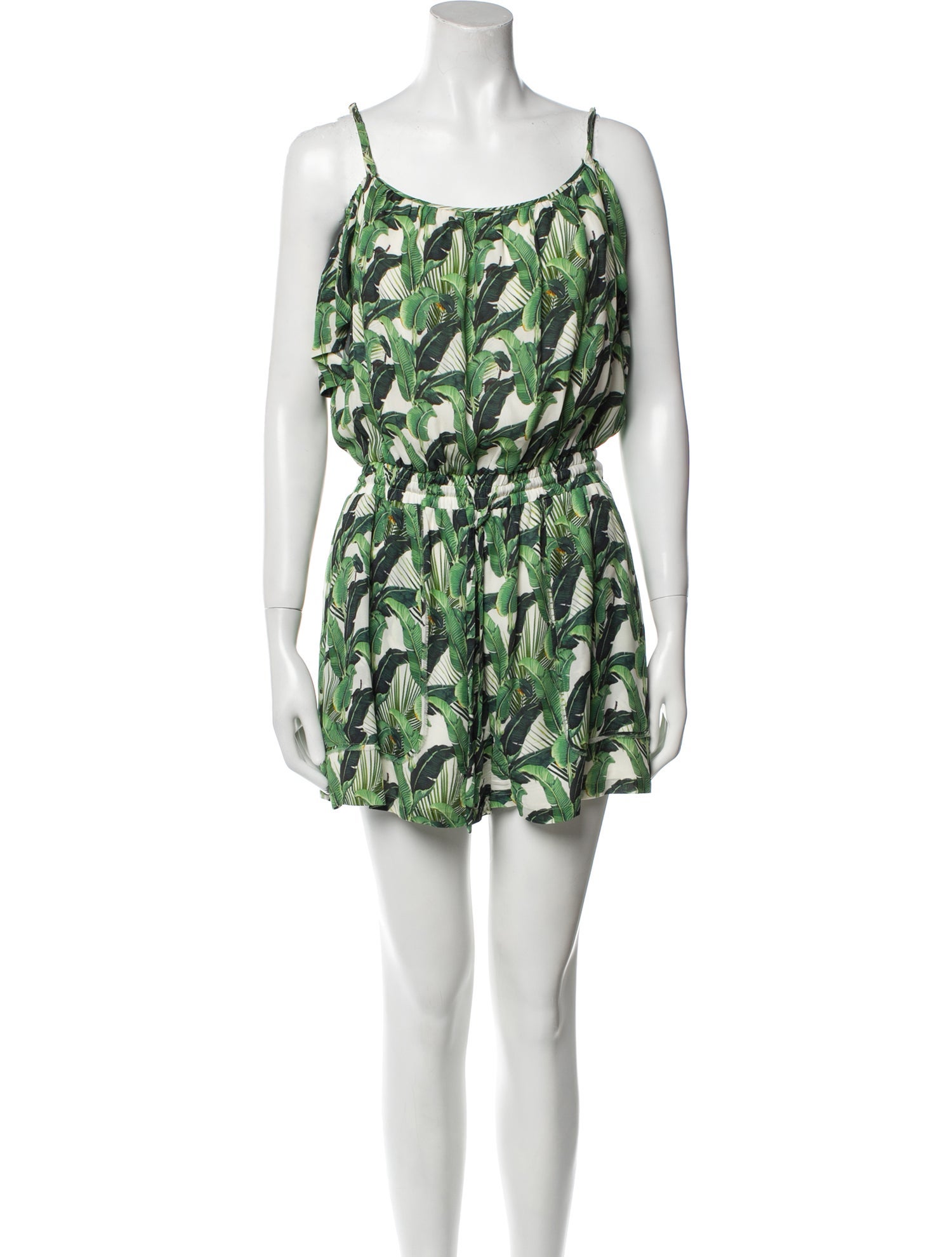 Rebecca Minkoff Silk Printed Romper