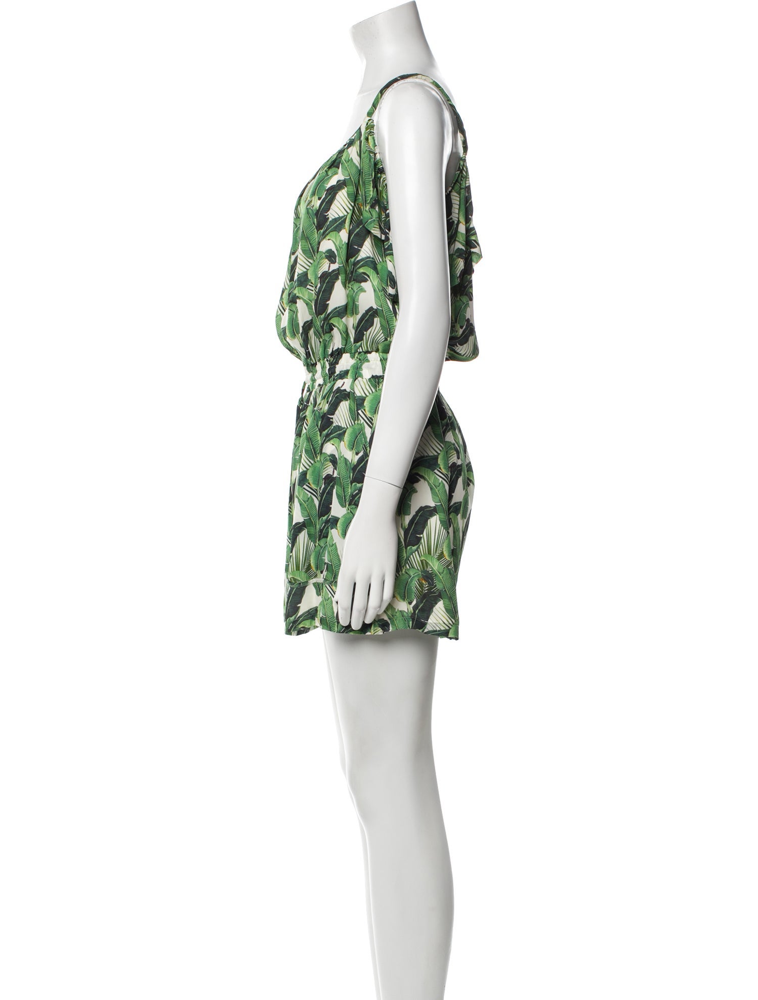 Rebecca Minkoff Silk Printed Romper