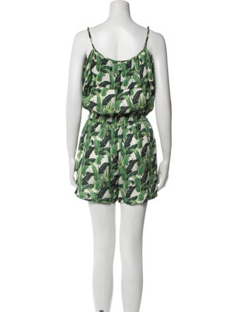 Rebecca Minkoff Silk Printed Romper