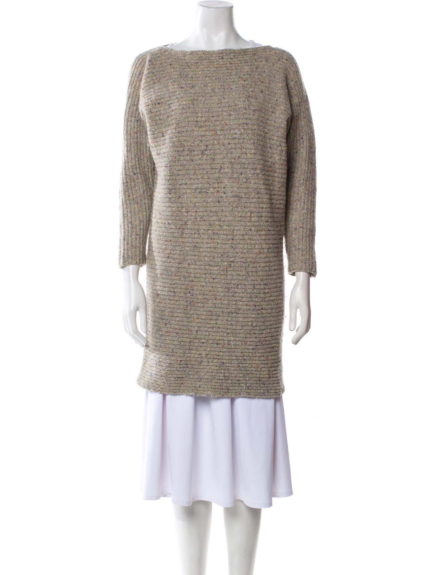 Rebecca Minkoff Merino Wool Bateau Neckline Sweater