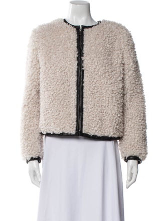 Rebecca Minkoff Printed Faux Fur Coat