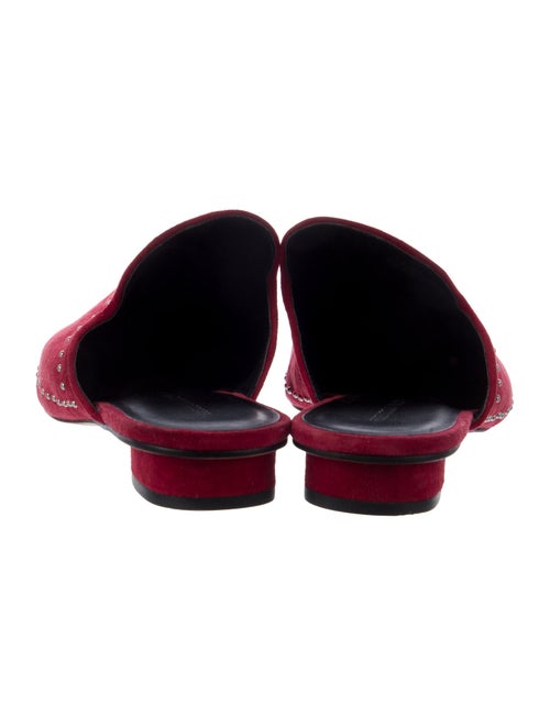 Rebecca Minkoff Suede Studded Accents Mules