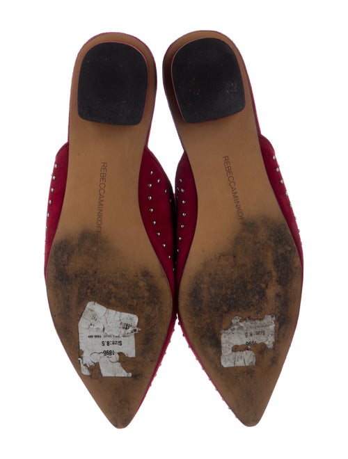 Rebecca Minkoff Suede Studded Accents Mules
