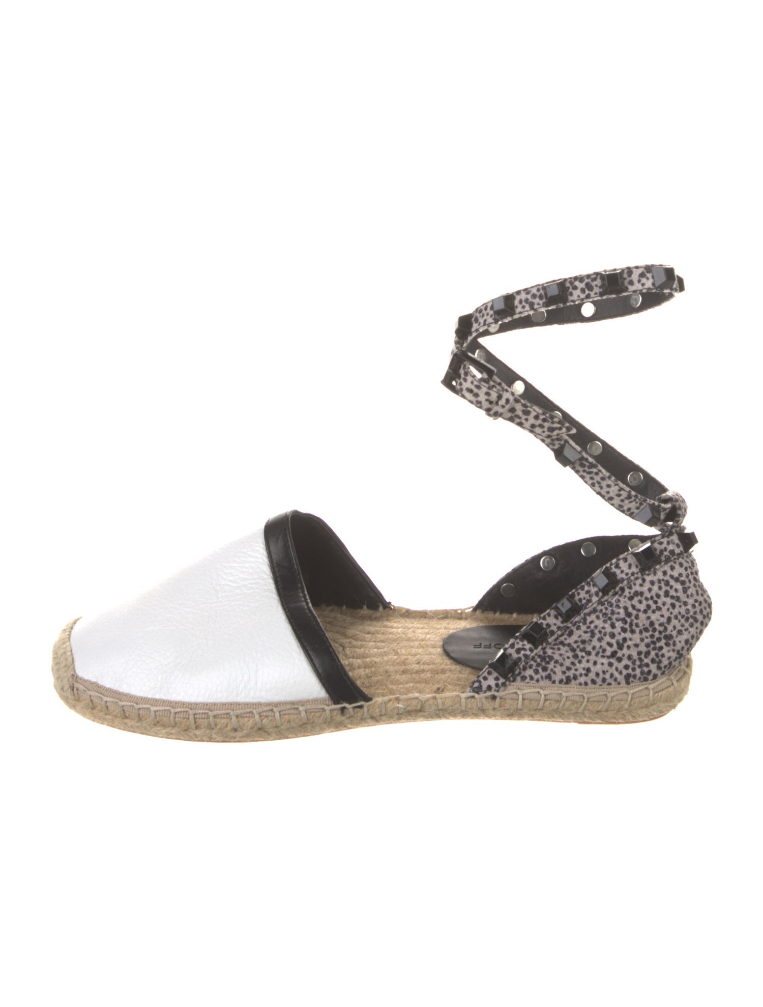 Rebecca Minkoff Leather Animal Print D'Orsay Flats