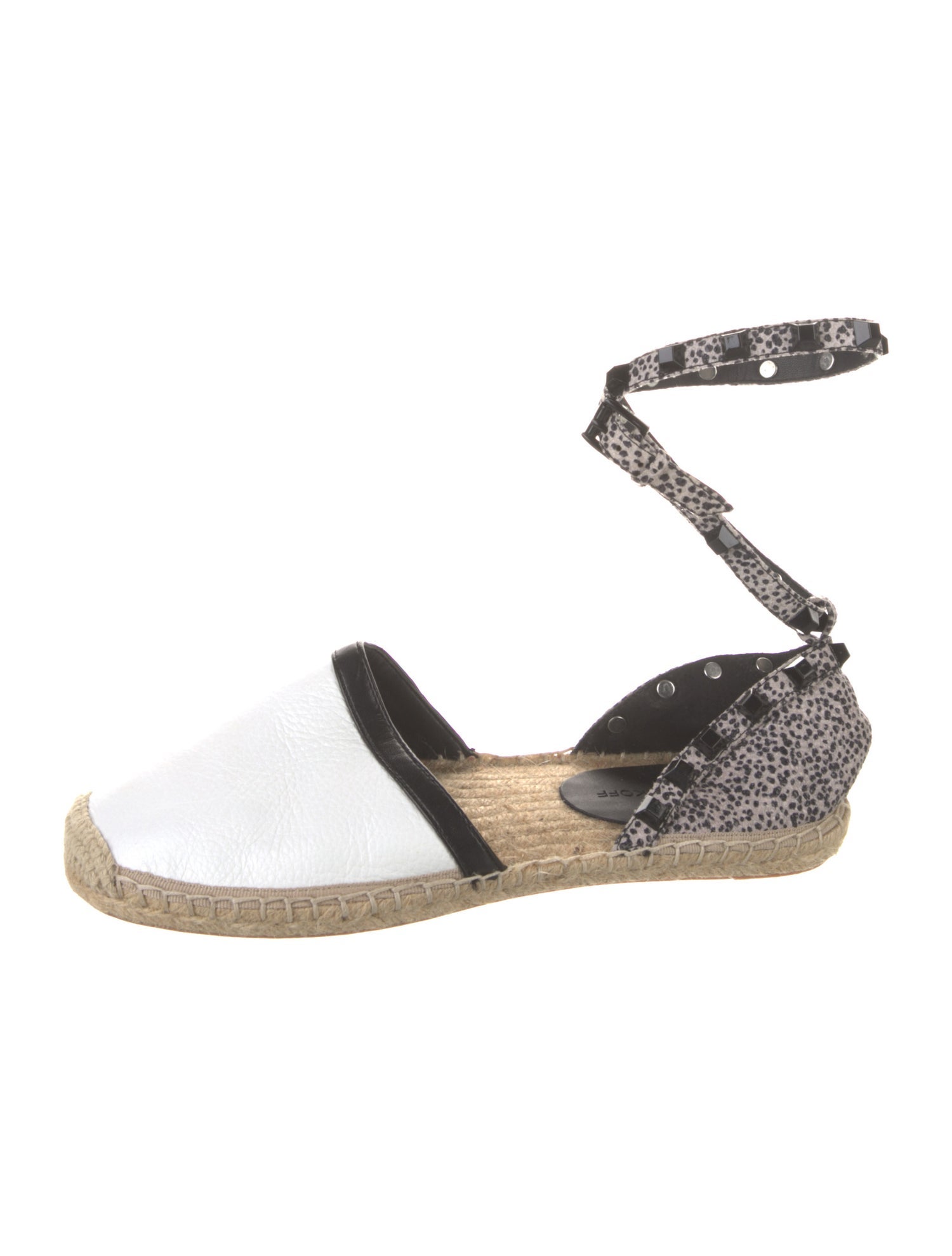 Rebecca Minkoff Leather Animal Print D'Orsay Flats